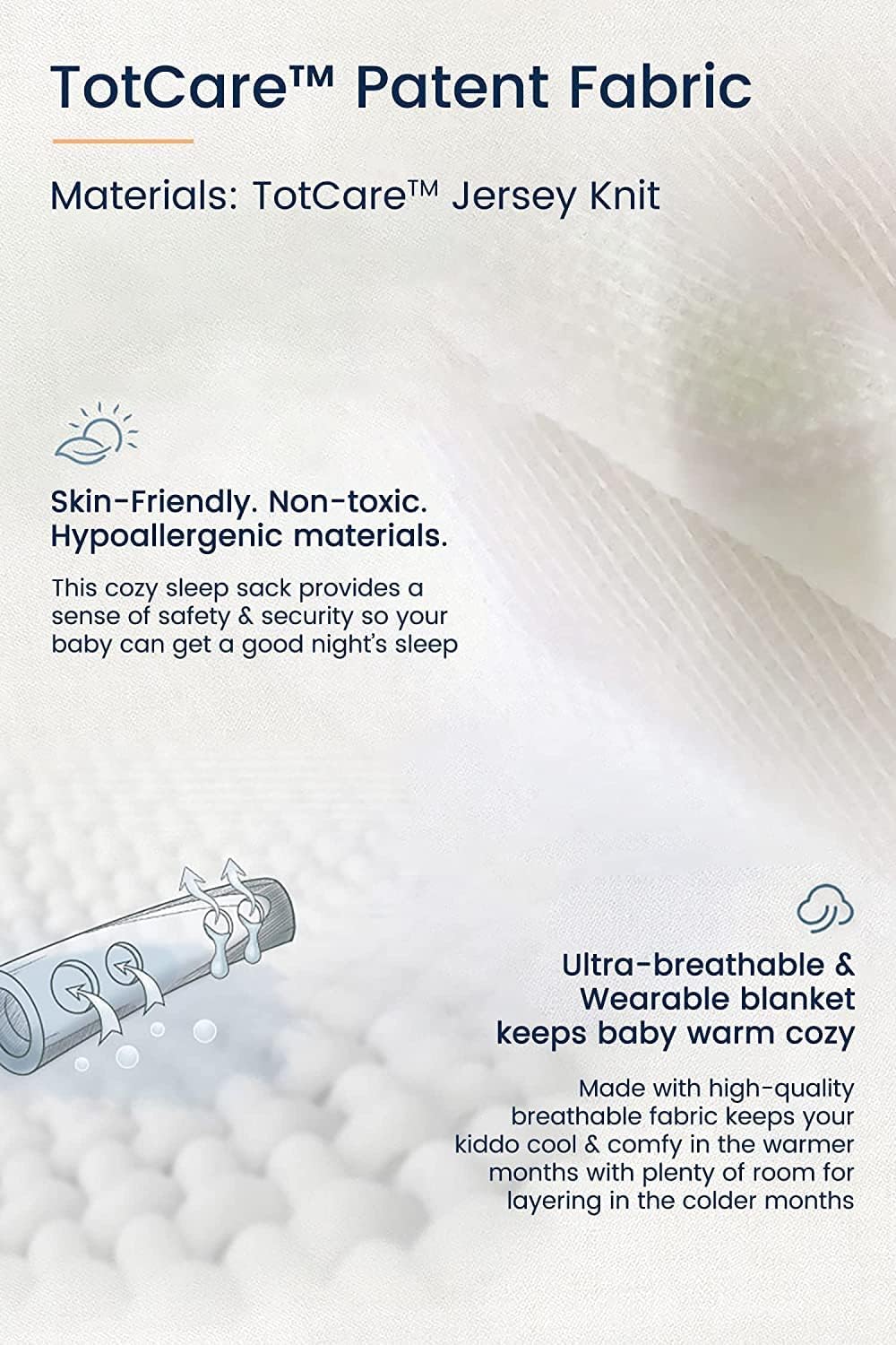 TotAha Saco de dormir de 0 a 3 meses, paquete de 3 unidades, suave como la mantequilla, saco de dormir infantil para niñas, manta ligera para bebé