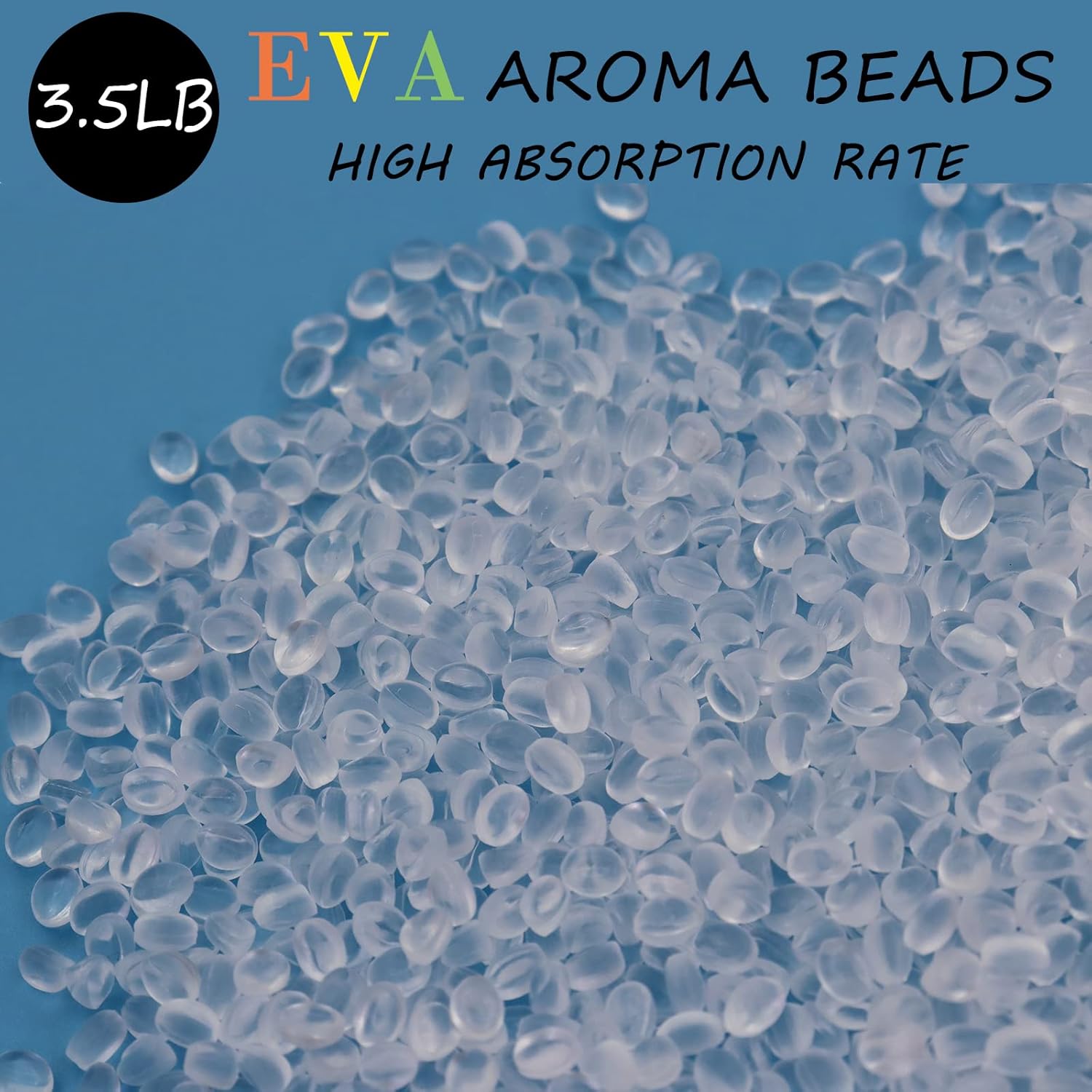 YILIN Perlas aromáticas sin perfume de 3.5 libras para frescos de automóvil, perlas de aroma de alta absorción para moldes de freshies de automóvil,