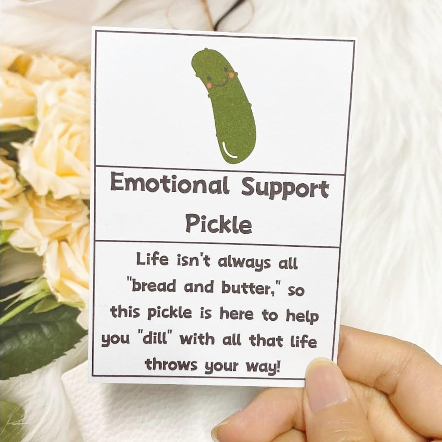 Apoyo emocional Pepino en escabeche hecho a mano, soporte emocional en escabeche, lindo punto de ganchillo, berenjena positiva, regalo para niños y