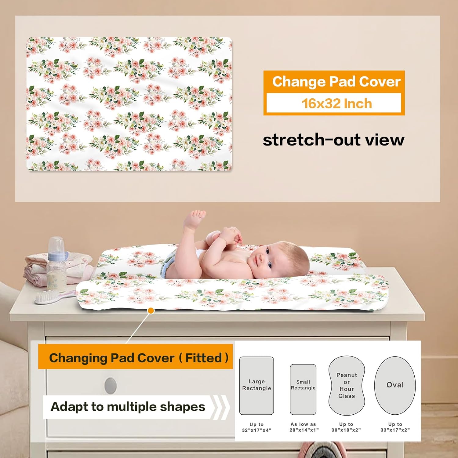 Juego de ropa de cama personalizada para cuna decoración personalizada para guardería, manta de bebé, sábana bajera para cuna, funda para cambiador,