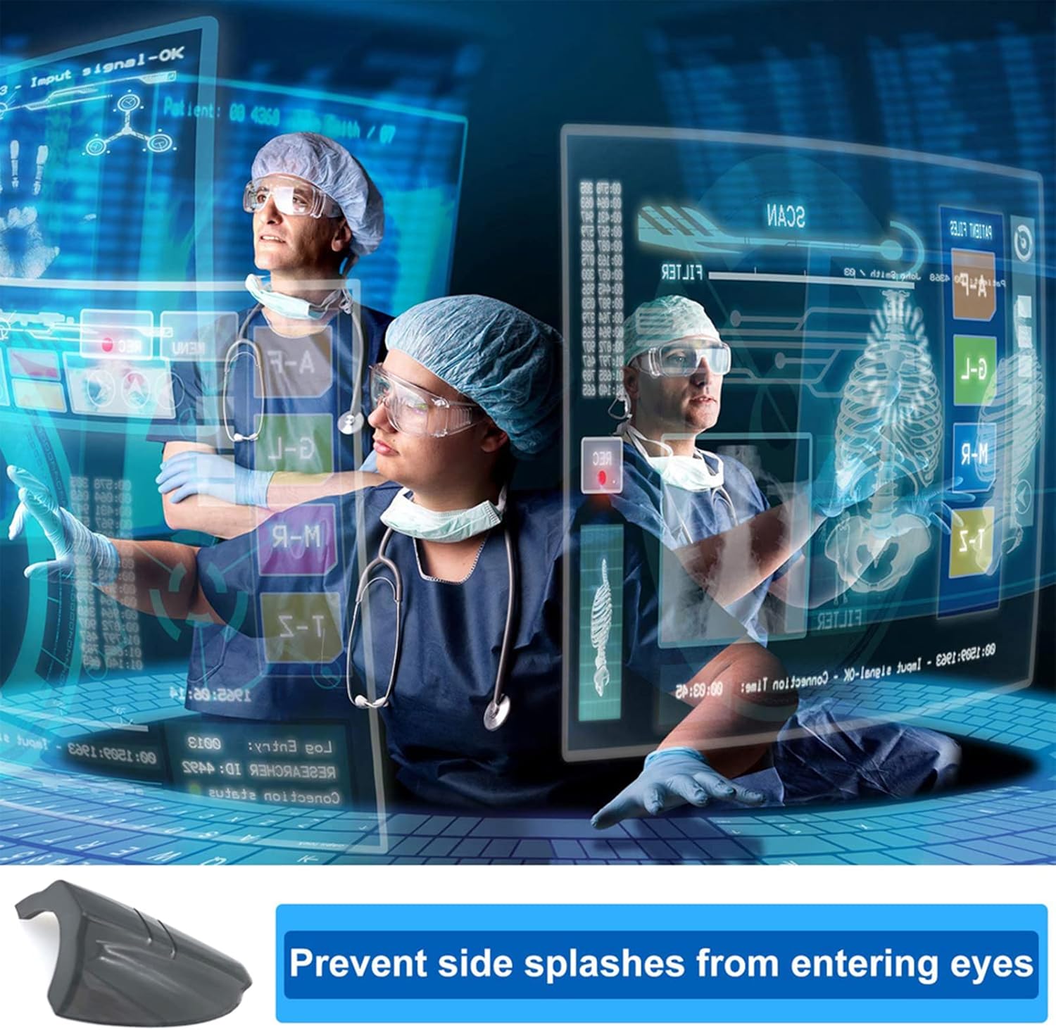Protectores laterales para lentes, protectores laterales deslizantes, tamaño L se adapta a medianos a grandes, tamaño M para marcos de lentes