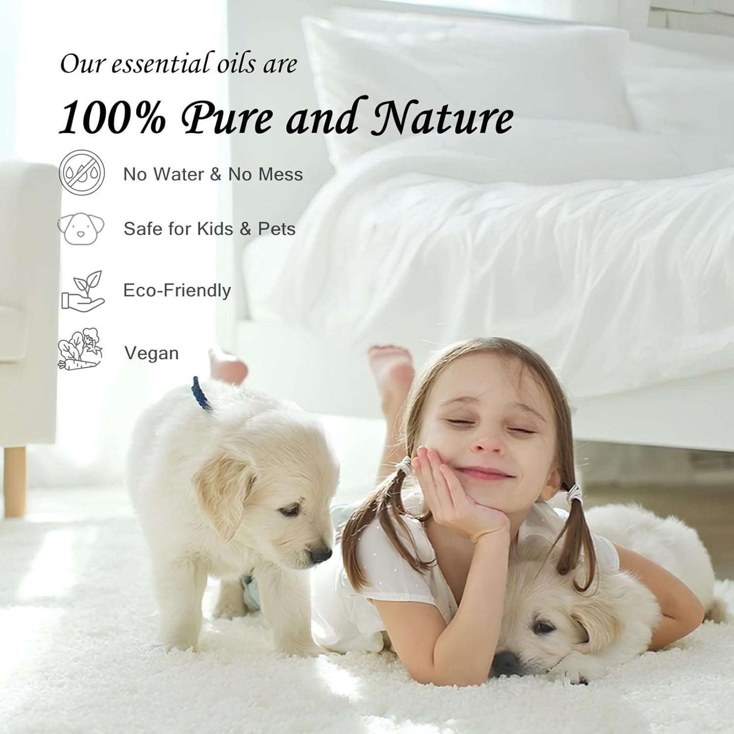 JCLOUD Máquina de aire inteligente de aroma para el hogar con brisa primaveral inspirada en los aceites esenciales de hotel InterContinental de 3.4