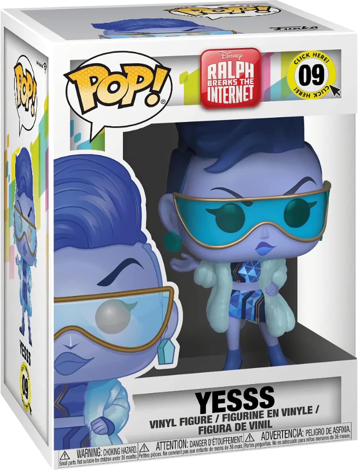 Yesss Fun ko P o p ! – Figura de vinilo con 1 protector gráfico compatible con ‘ToysDiva’ (009 – 33414 – B)