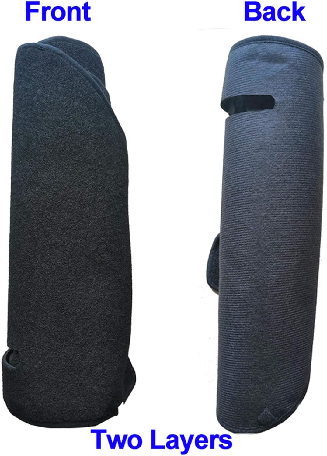 CarXs2 Layers Sunshade Pad Car Dashboard Cover Carpet Carpet Dash Mat Sunscreen Mats,Fit for SsangYong Tivoli 2015-2019 LHD RHD
