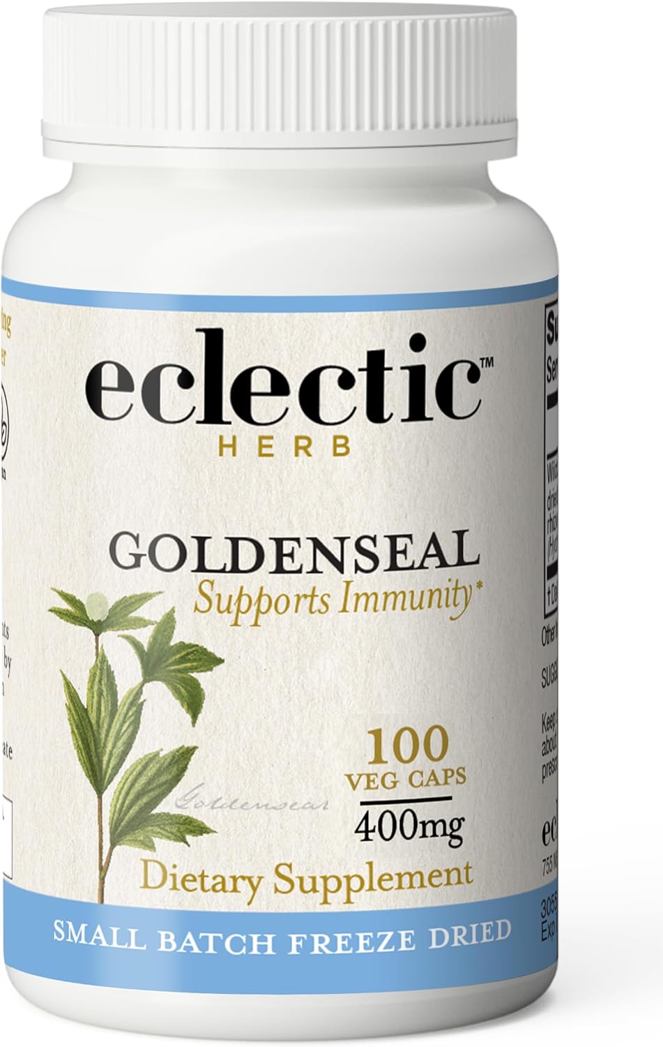 Eclectic Institute Cápsulas de sello de oro liofilizadas crudas  100 CT
