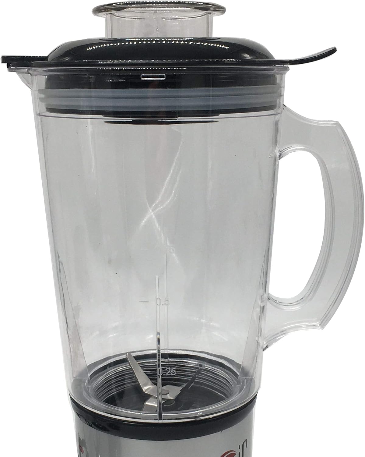 Pieza de repuesto de 33 oz taza con hoja cruzada, compatible con batidora Magic Bala, mezclador, exprimidor, procesador de alimentos
