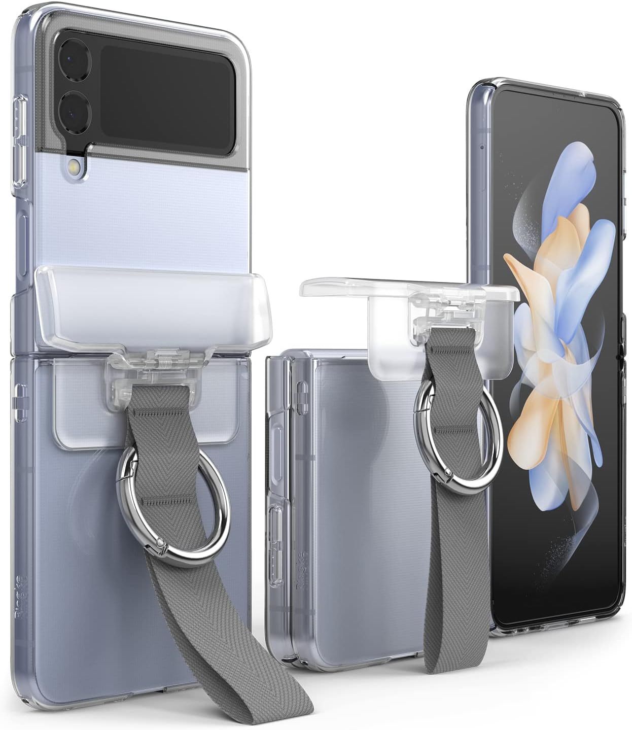 Ringke Cubierta de bisagra protector de bisagra + correa compatible con funda Samsung Galaxy Z Flip 5 y Z Flip 4, accesorio de bisagra duro a prueba