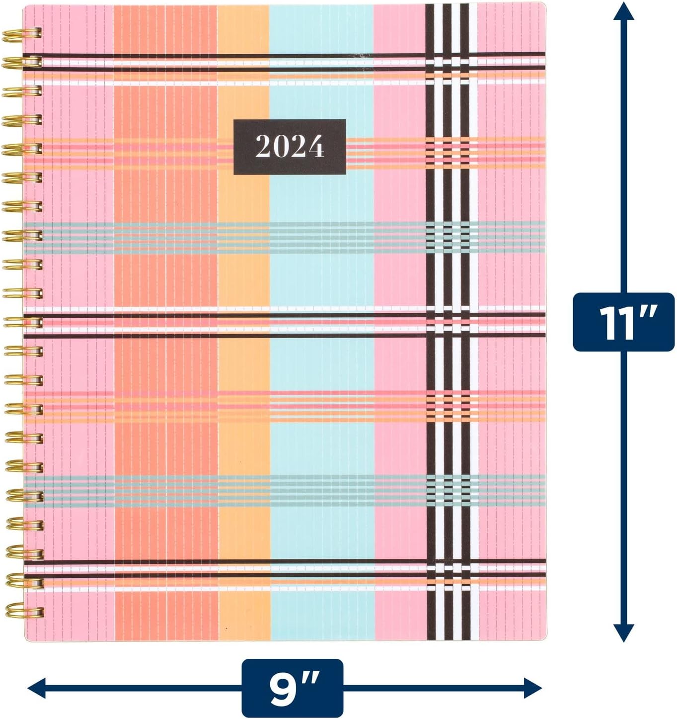 Cambridge Agenda semanal y mensual 2024, 8-12 x 11 pulgadas, grande, Cher (1676-905-24)