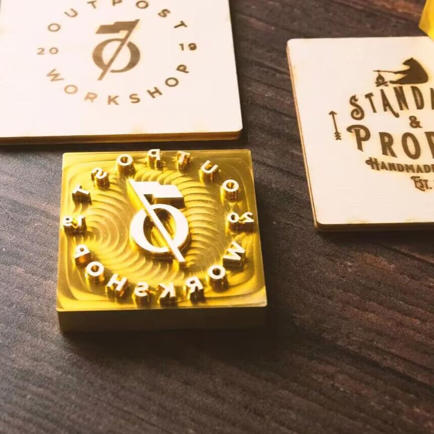 Hierro de marca de madera personalizado, diseño de logotipo de sello ardiente personalizado para marca de hierro hecho a mano (moldes de cobre
