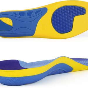 iFitna Plantillas ortopédicas de soporte de arco alto para fascitis plantar para hombres y mujeres, plantillas ortopédicas para zapatos, alivio del iFitna Plantillas ortopédicas de soporte de arco alto para fascitis plantar para hombres y mujeres, plantillas ortopédicas para zapatos, alivio del