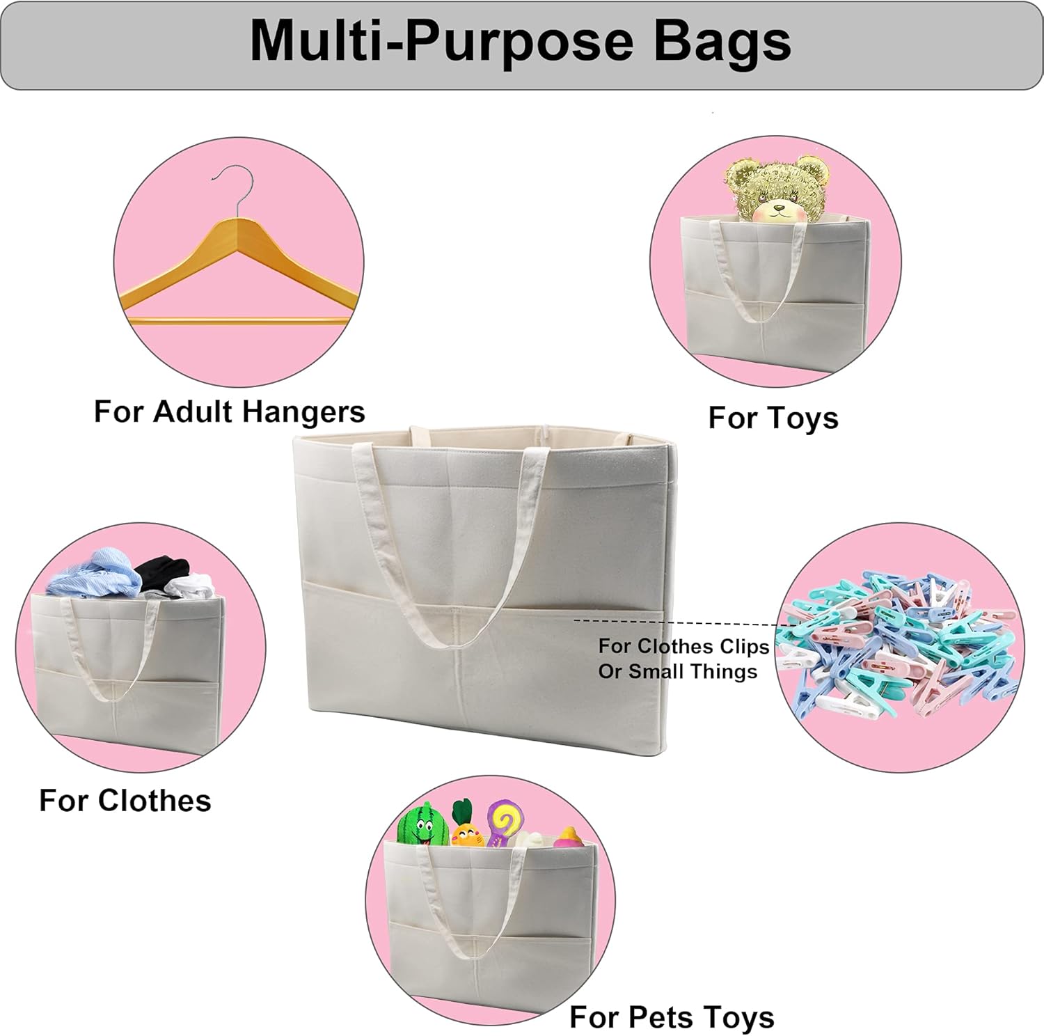 Bolsa de almacenamiento para percha para adultos percha triangular bolsa para armario Tidier Ahorro de espacio Soporte organizador de almacenamiento