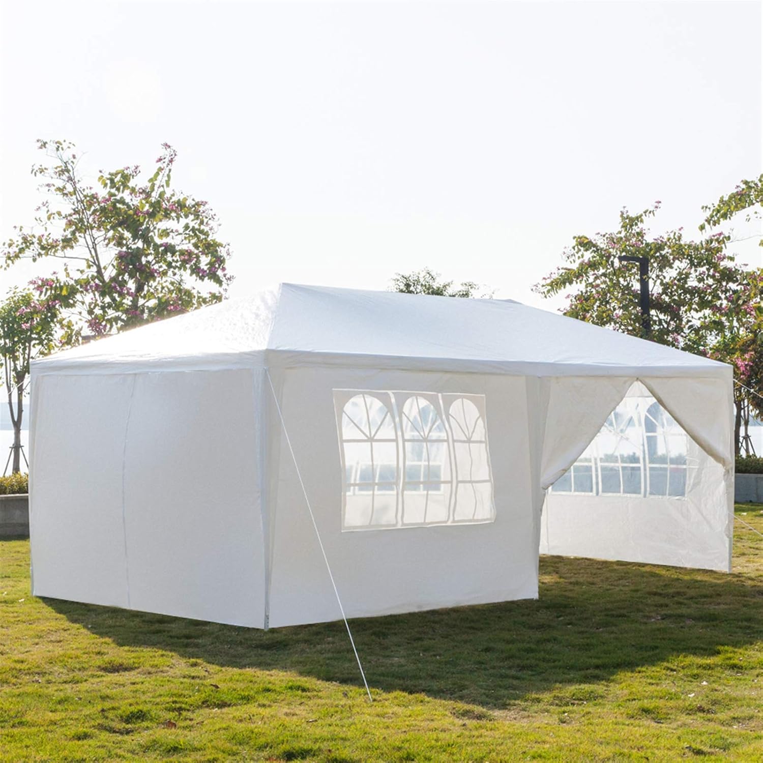 Carpa para exteriores, carpa de fiesta de boda, refugio de campamento, refugio instantáneo comercial, tienda de campaña impermeable con paredes