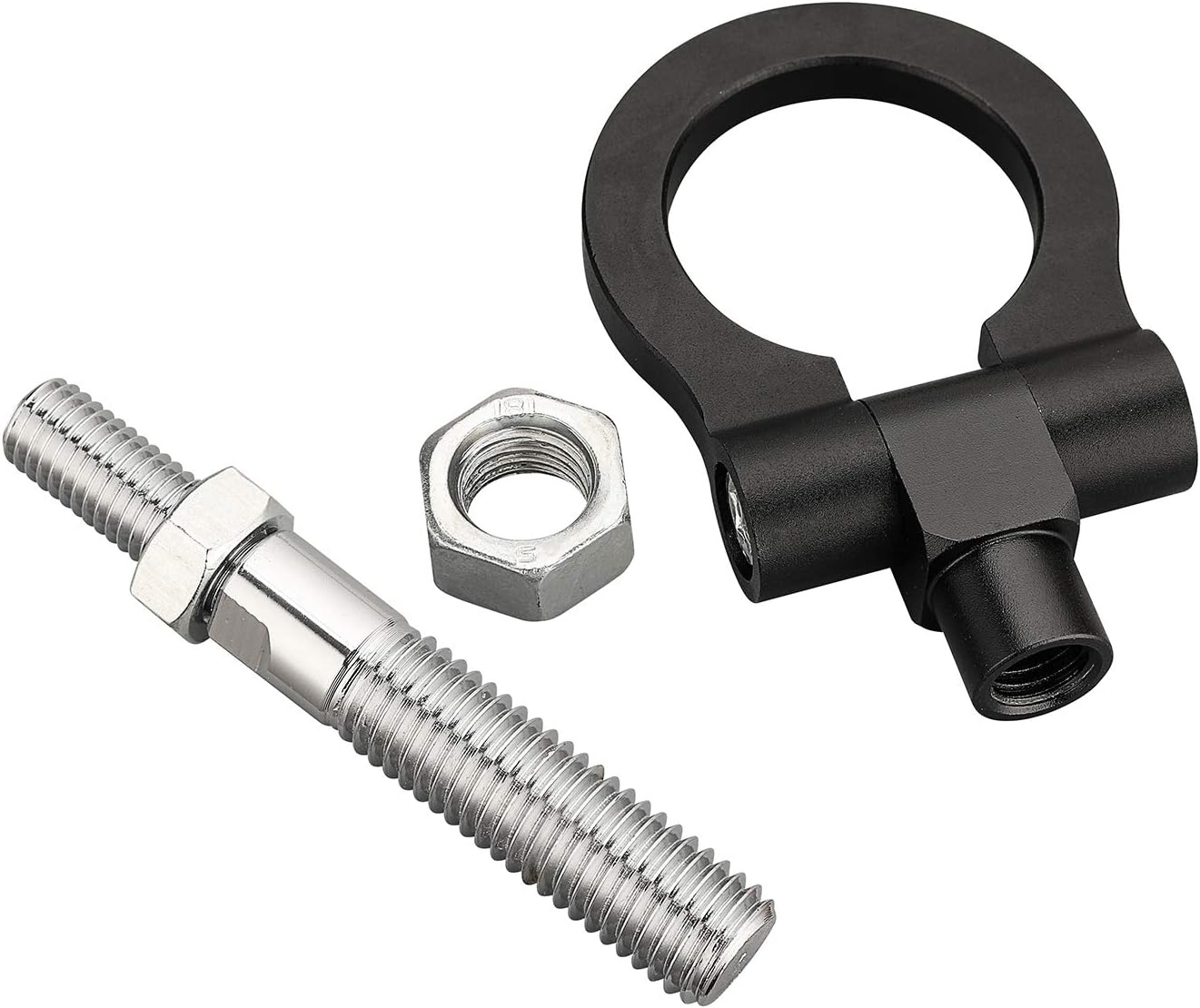 MG Pro-industry Kit de gancho de remolque para parachoques delantero y trasero para Audi A1 Sport, A4 Quattro, BMW 228i, 320, X3, 525i, 2016 VW Golf