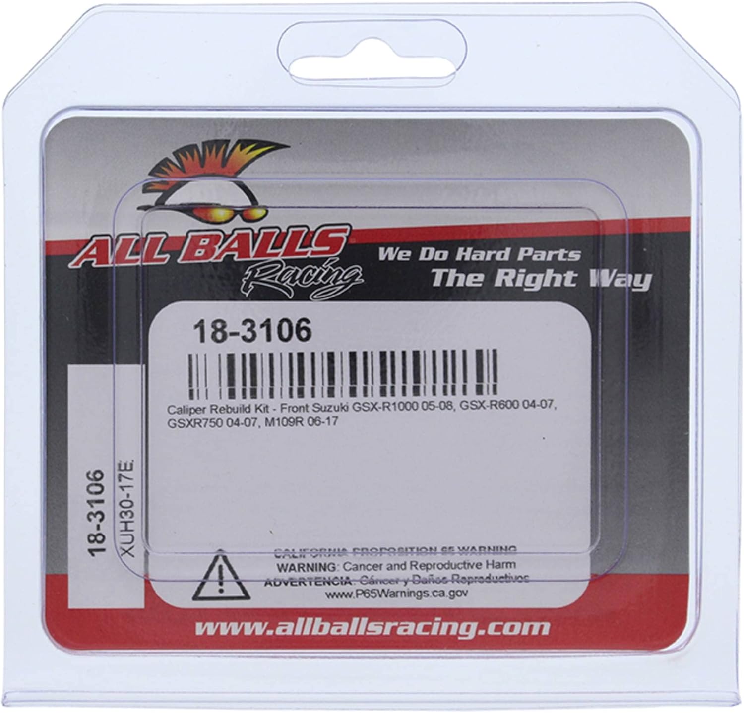 All Balls Racing Kit de reconstrucción de pinza delantera 18-3106 compatible conreemplazo para Suzuki M109R 17