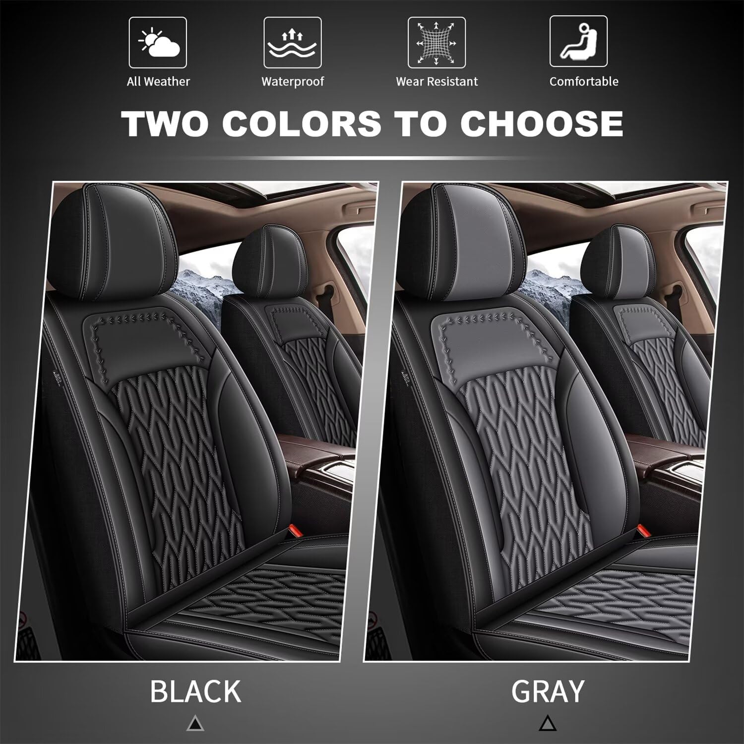 AOMSAZTO Funda de asiento de automóvil personalizada para ChevroletChevy Trailblazer 2021 2022 2023 2024, protector de cojín de asiento de