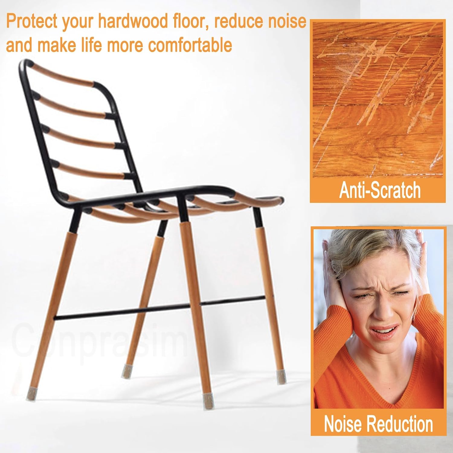 Protectores de suelo de silicona extra pequeños para patas de silla, para muebles de 0.5 a 1 pulgada, fundas antideslizantes para patas de silla,