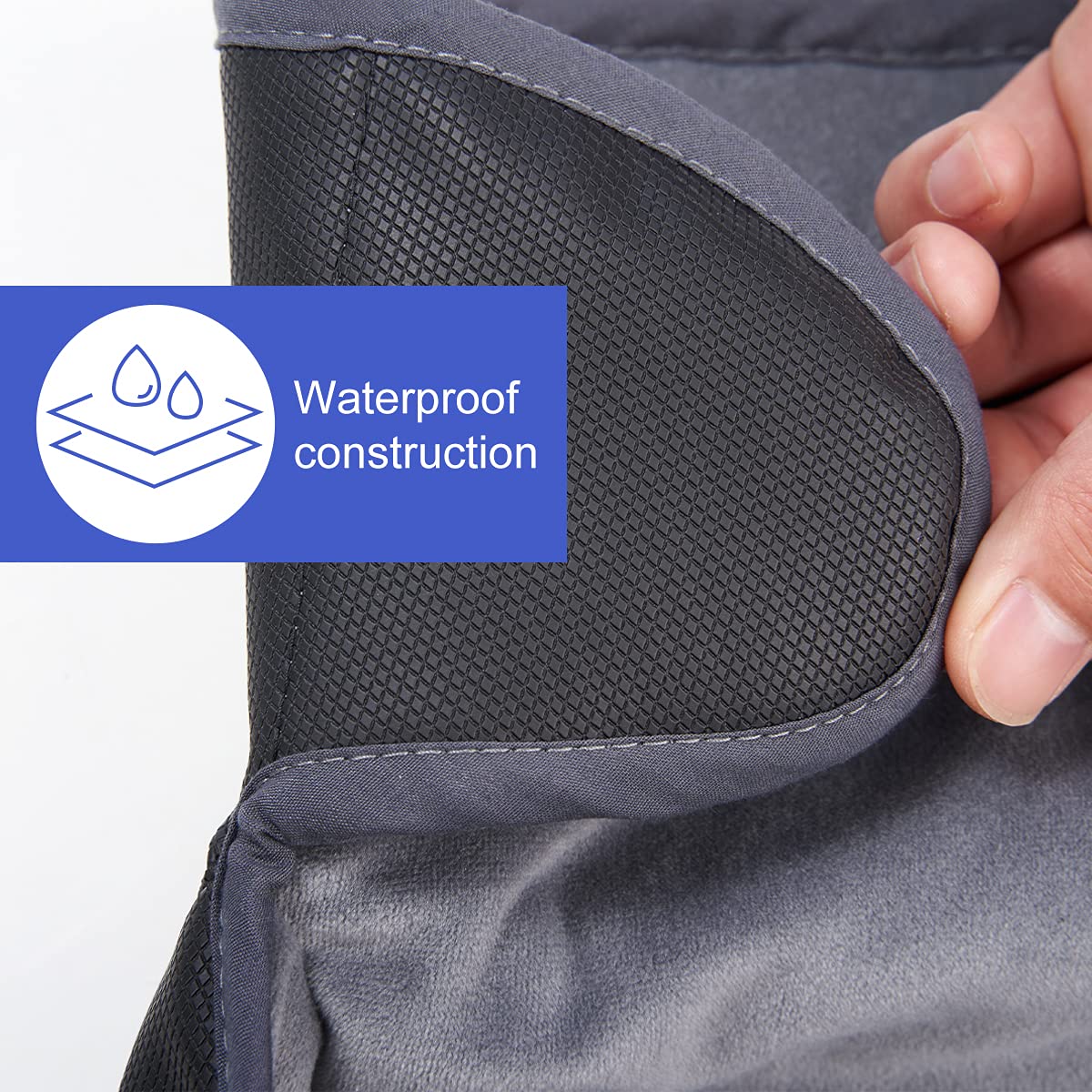 INFANZIA Almohadilla de asiento seco, protector de acolchado grueso con forro impermeable, almohadilla para debajo de los asientos de coche para