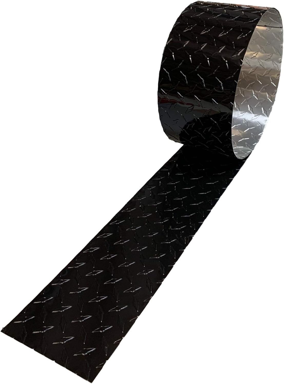EAGLE 1 Placa de aluminio con relieve de diamante de 8 pies de largo, protector de gravilla para remolque de carga, múltiples anchos (4 pulgadas x 8