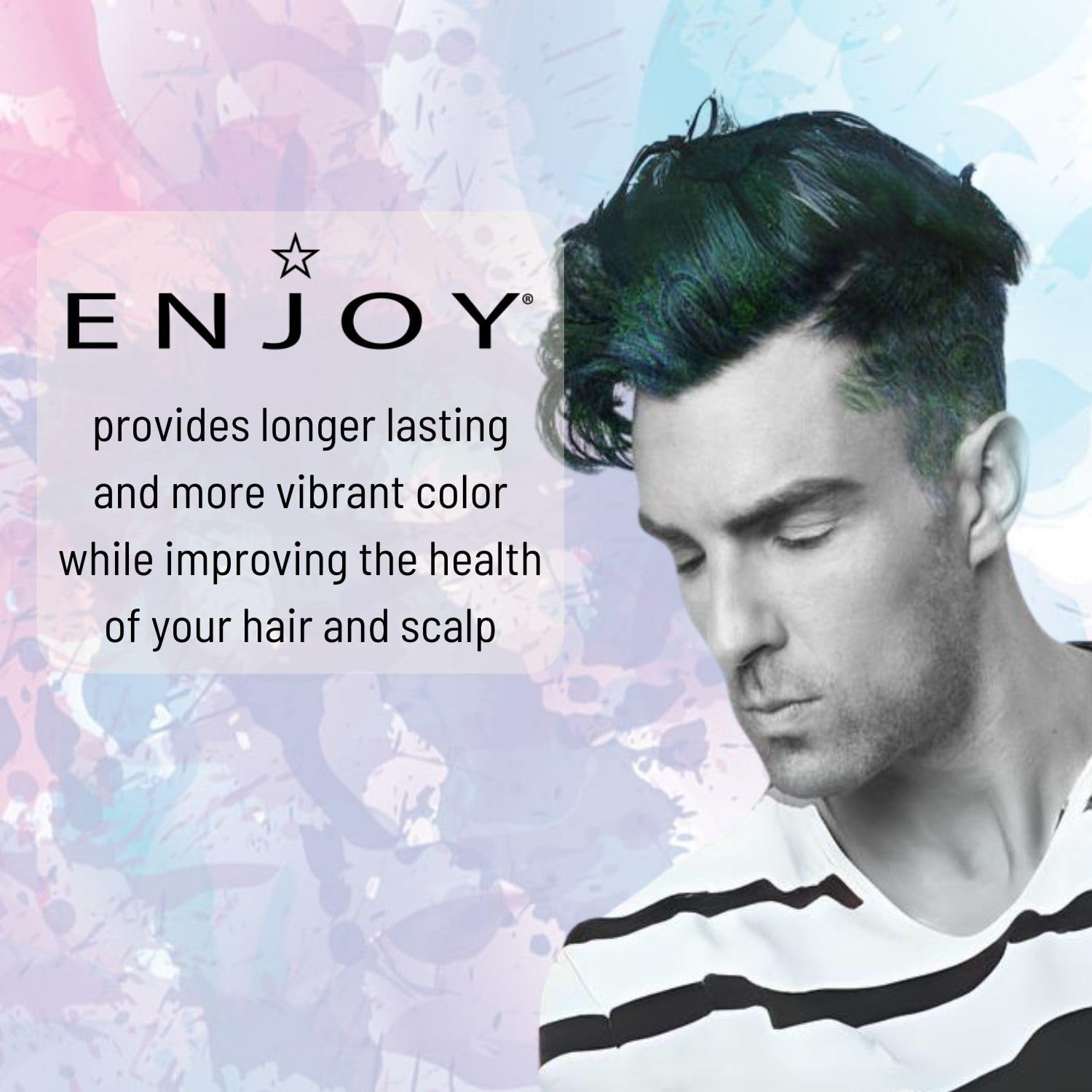 ENJOY Acondicionador súper hidratante para el cuidado del cabello, acondicionador para cabello dañado, productos para el cabello rizado, sin