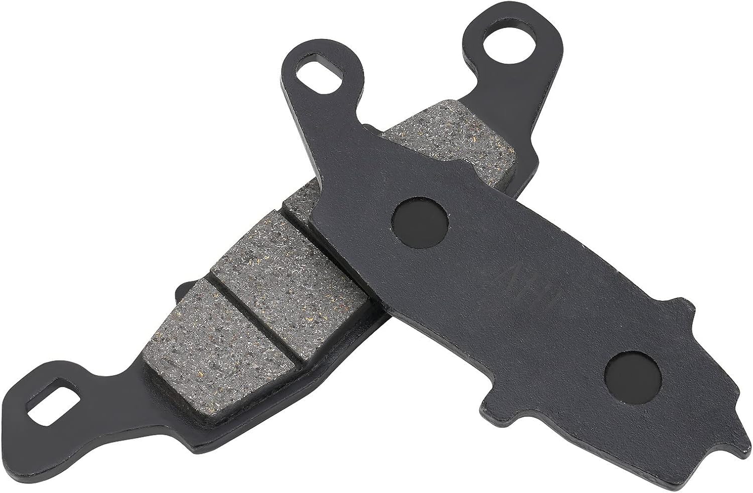 AHL Juego de pastillas de freno semimetálicas delanteras y traseras para Kawasaki VN900 Vulcan Custom 2007-2014