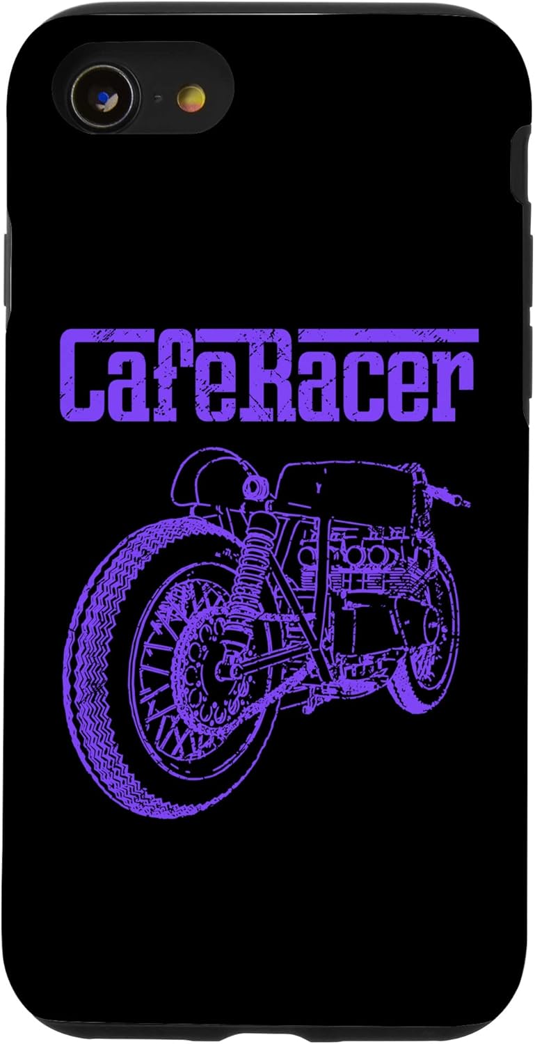 iPhone SE (2020)  7  8 Cafe Racer Biker Men Women Adult Teens Boys Girls Kids Youth Case