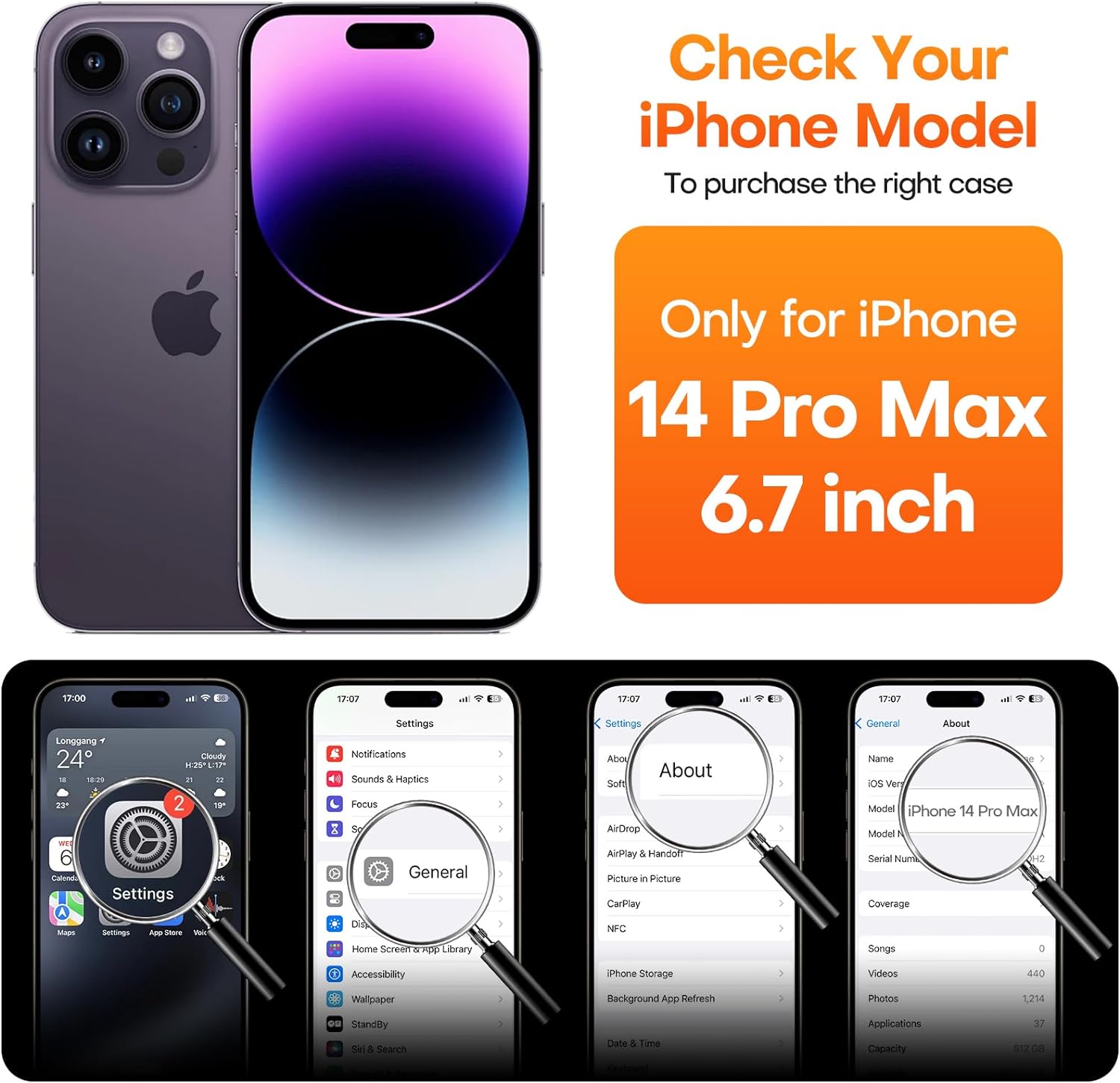 CellEver Elite – Funda para iPhone 14 Pro Max de 6.7 pulgadas, funda de silicona duradera con revestimiento de nanotecnología, protección mejorada