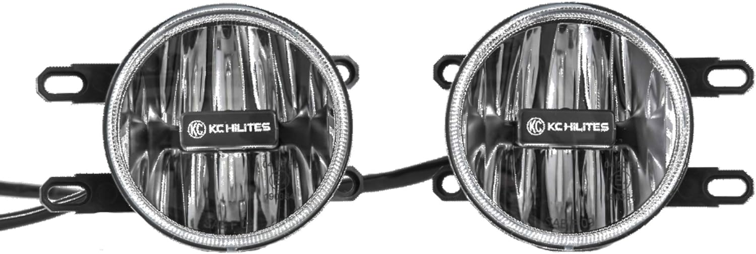 KC HiLiTES Luz antiniebla LED transparente 500 Gravity G4 – Sistema de paquete par