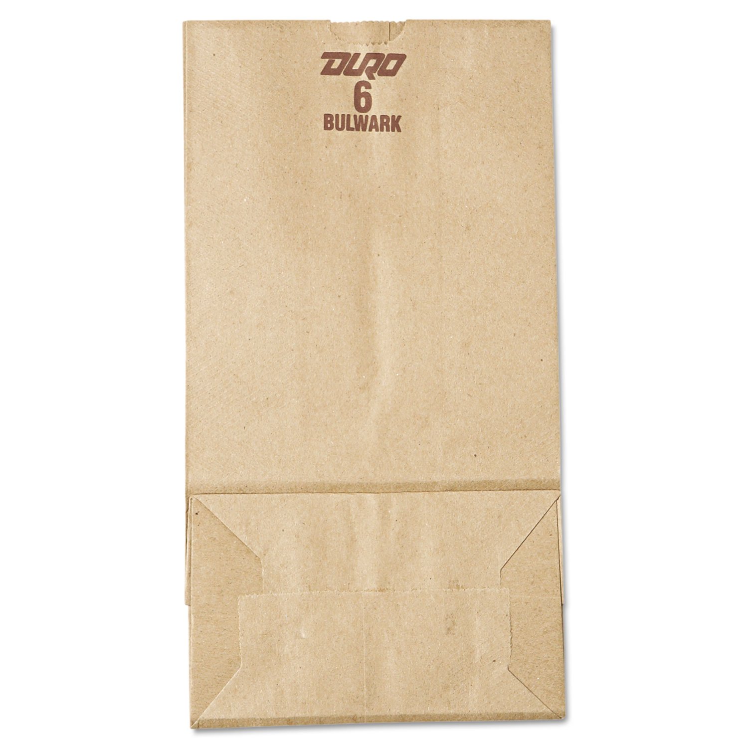 General Gx6500 #6 – Bolsa de papel para comestibles, 50 libras, kraft, extra resistente, 6 x 3 58 x 11 116, 500 bolsas