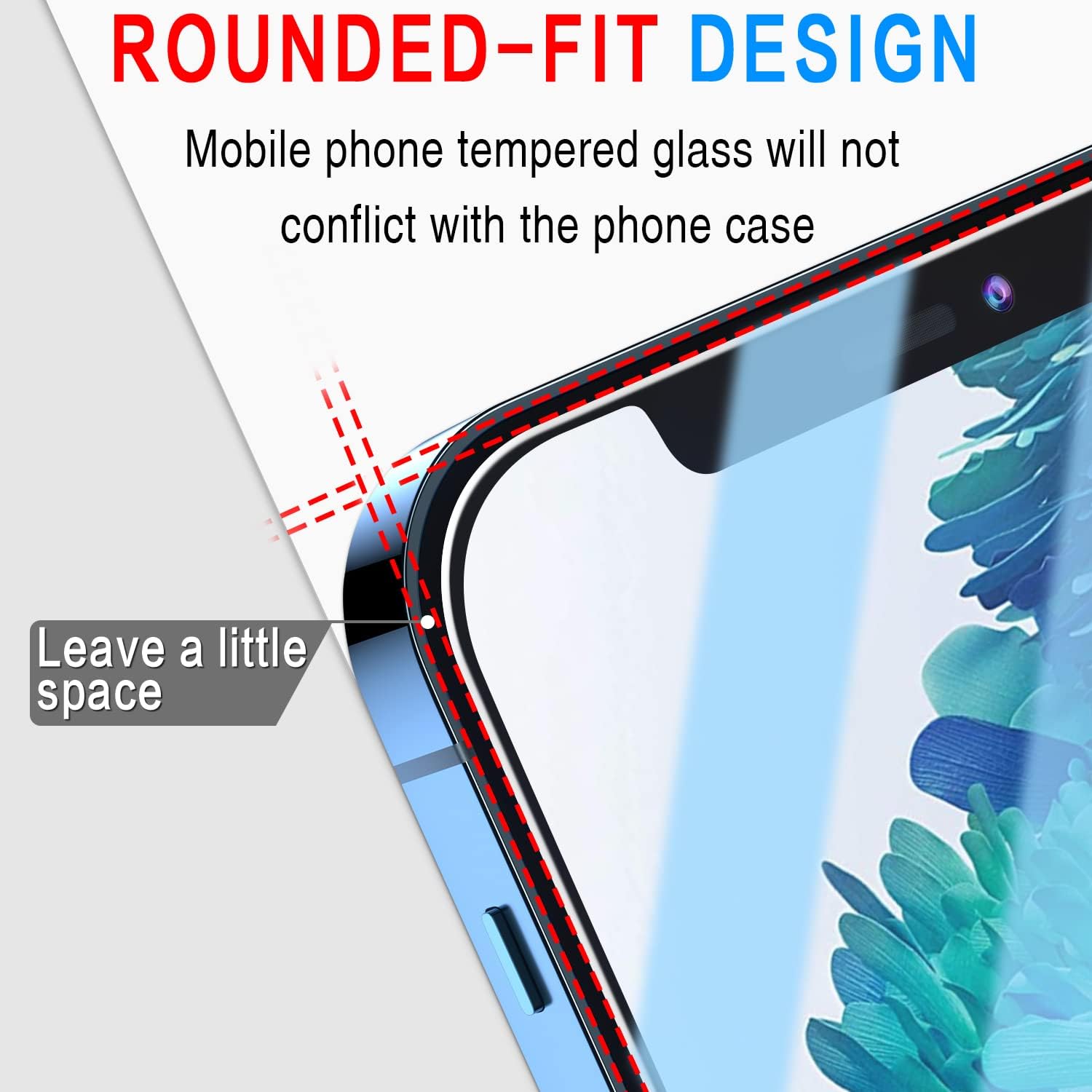 Slanku Paquete de 3 protectores de pantalla para Samsung Galaxy S20 FE, vidrio templado S20 FE 5G, compatible con lector de huellas dactilares, sin