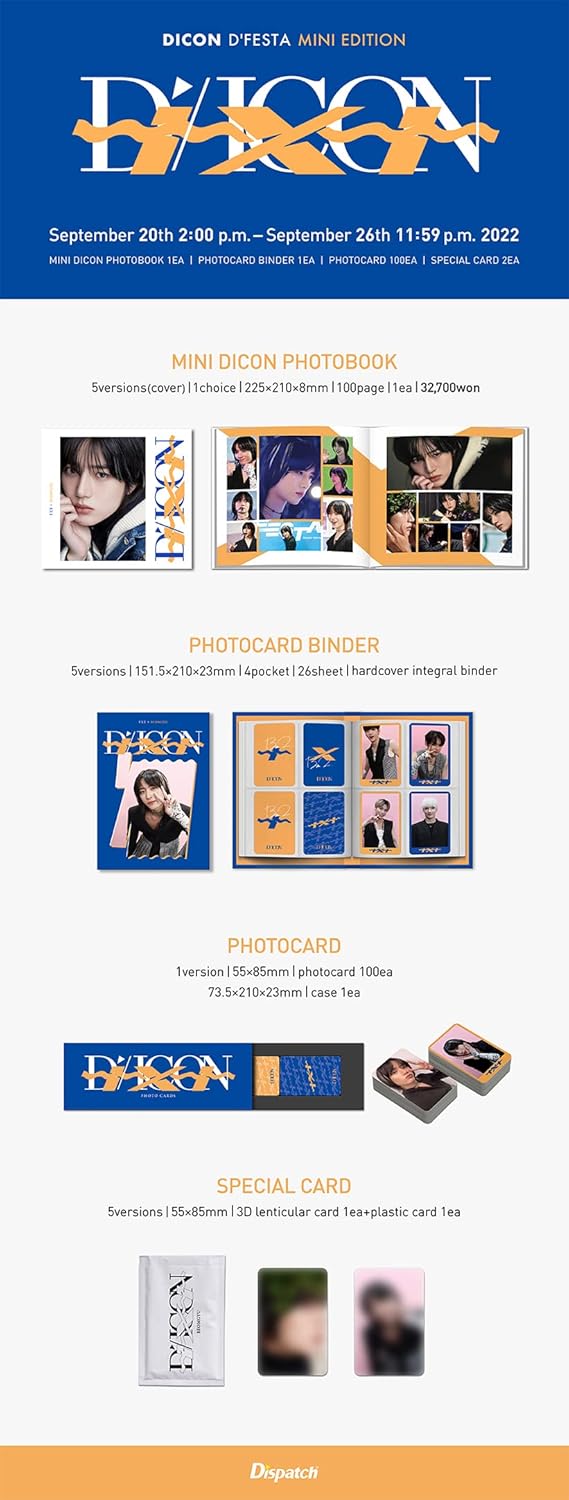Dreamus TXT Dfesta mini Edition TAEHYUN – Álbum de exhibición de polivinilo, multicolor