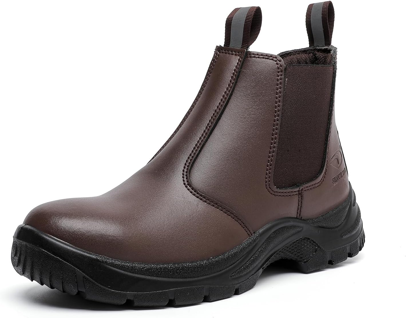 DRKA – Botas de trabajo con punta de acero para hombre, antideslizantes, impermeables y antipinchazos, zapatos de seguridad para trabajar