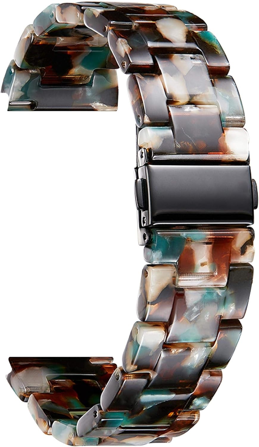 BINLUN Correas de reloj de resina de repuesto para hombres y mujeres, 14 colores de liberación rápida, a la moda, casuales, ligeras, respetuosas con