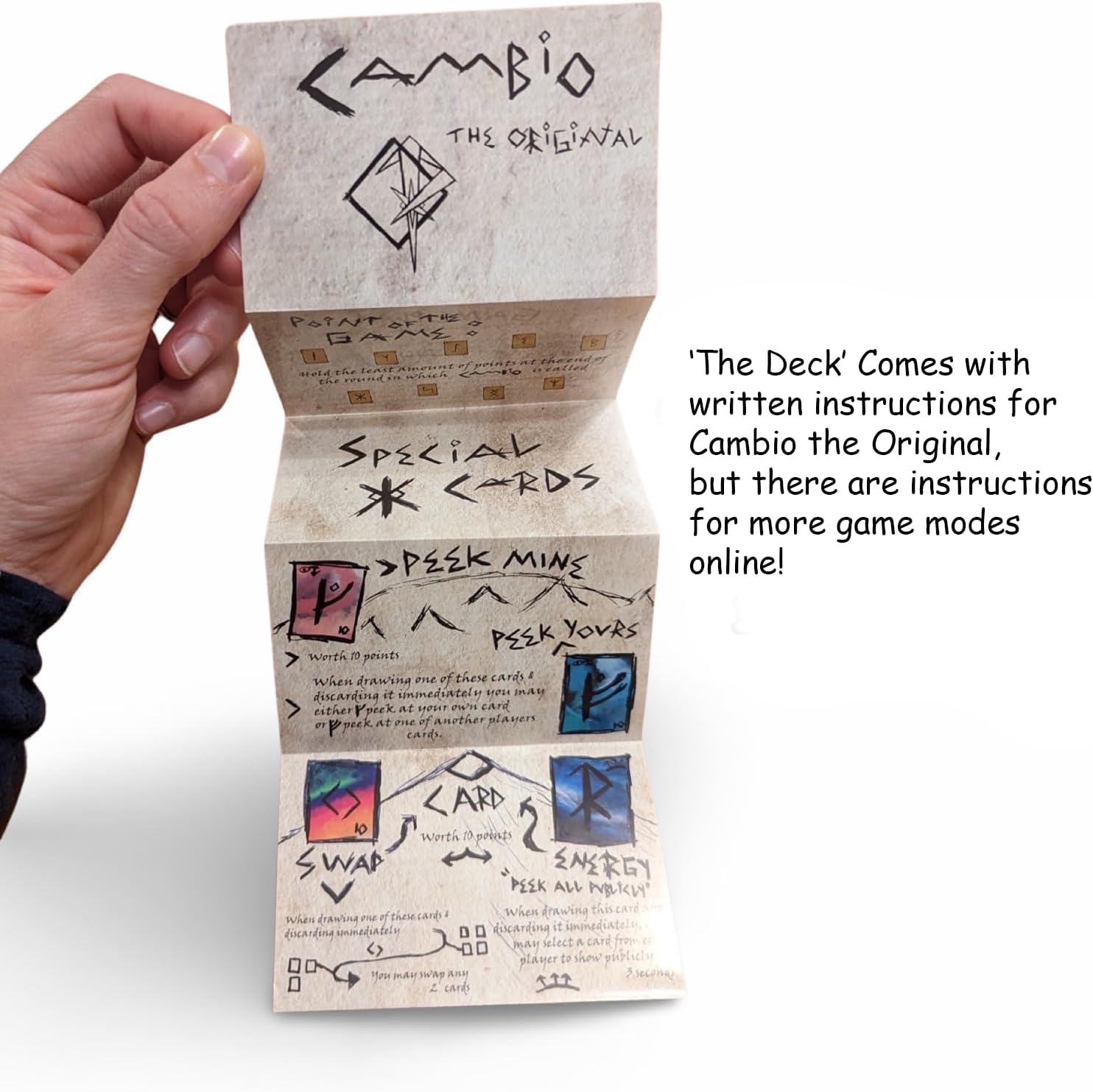 Cambio Unlimited – Juego de cartas de 76 cartas con múltiples modos de juego