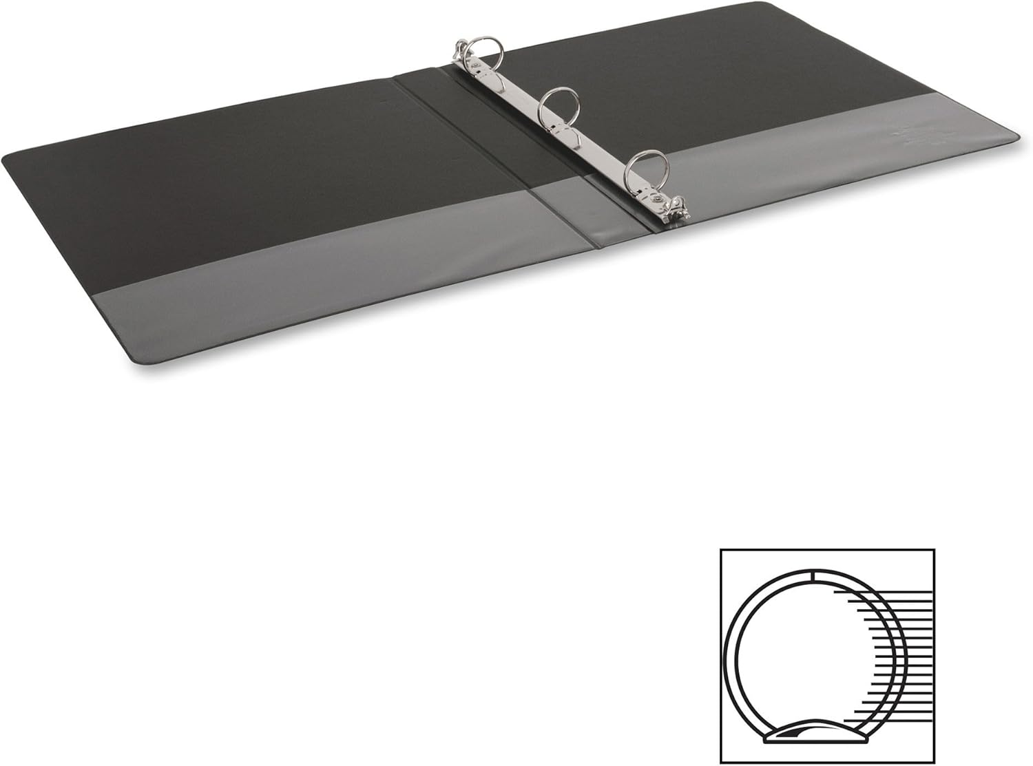 Business Source Carpeta básica de anillo redondo de 1″