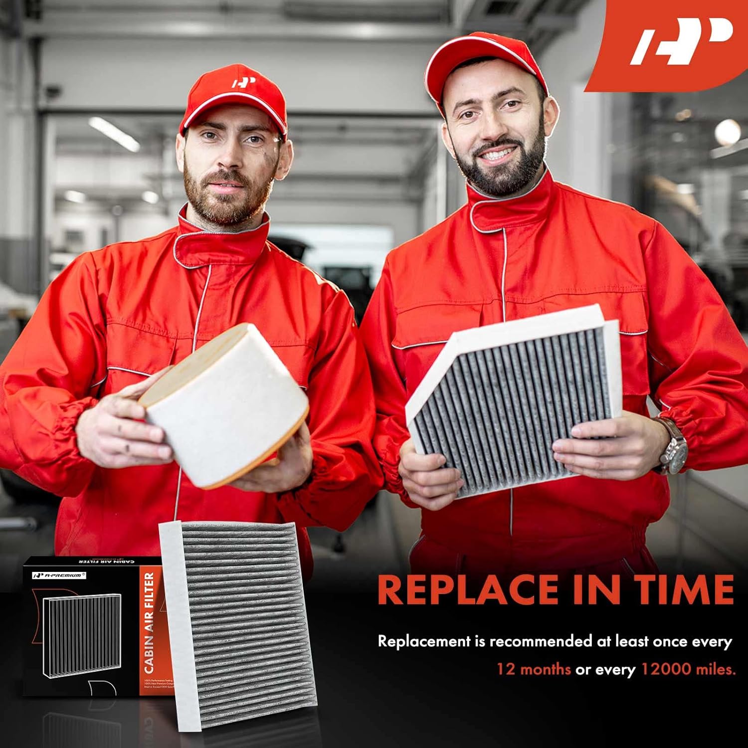 A-Premium Filtro de aire de cabina de 2 piezas con carbón activado compatible con Volkswagen Jetta, Passat, Golf, Tiguan, Beetle, CC, Eos, GTI,