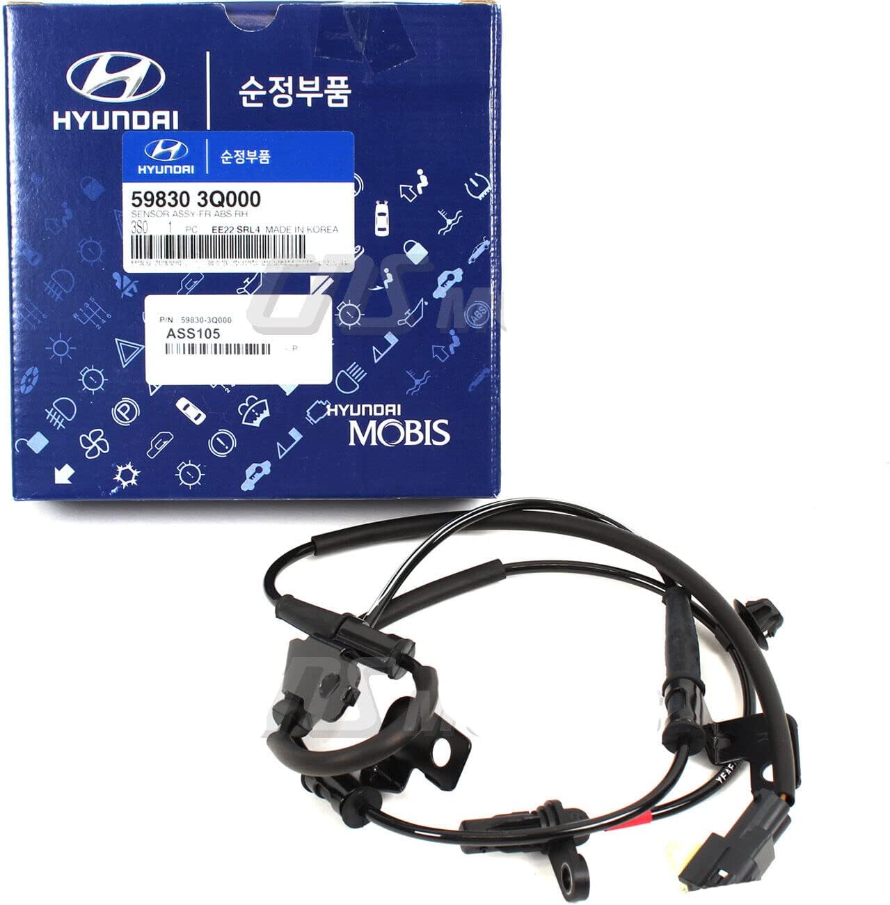 Conjunto de sensor de rueda ABS original Hyundai 59830-3Q000