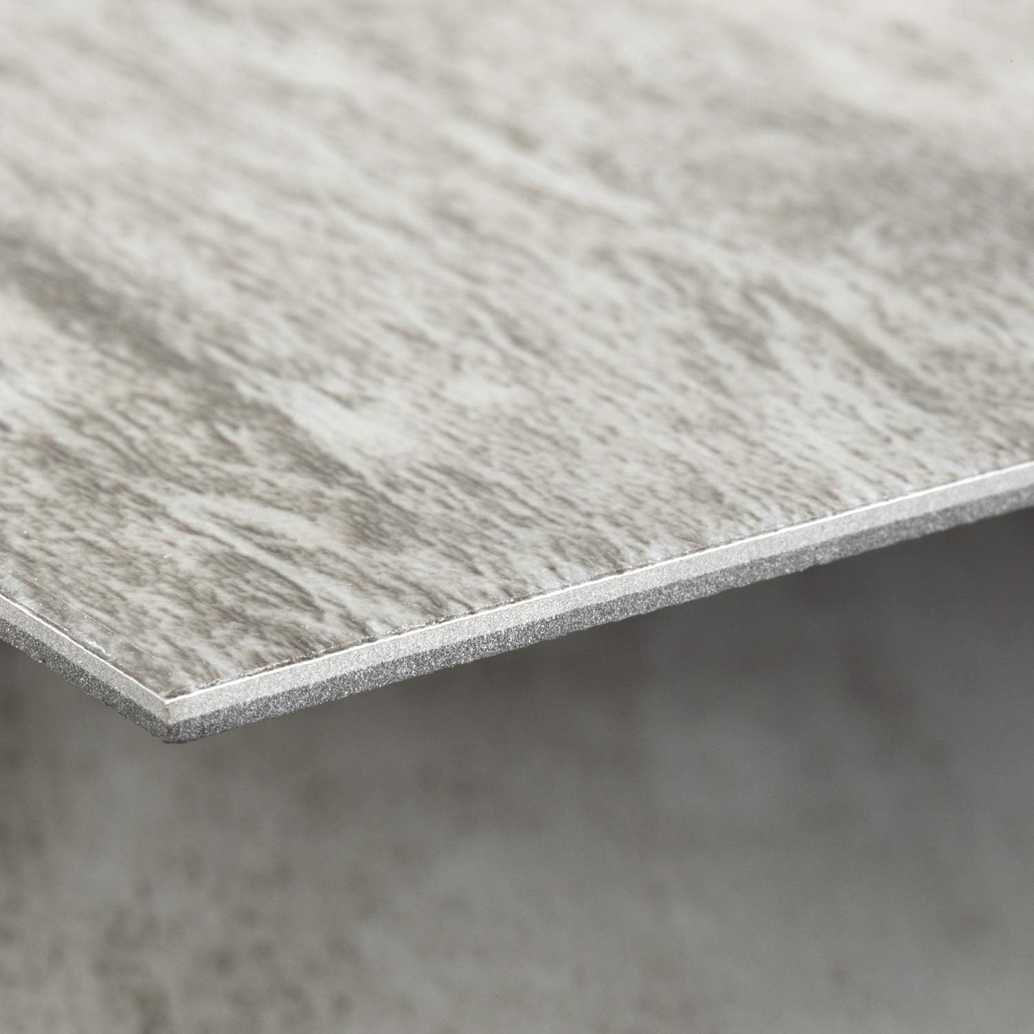 Lucida Surfaces Azulejos de vinilo de lujo  Suelo adhesivo adhesivo para instalación de bricolaje  18 tablones de aspecto de piedra  GlueCore+  36