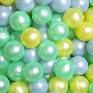 Realhaha Pelotas de piscina para bebé, temática oceánica, paquete de 100 unidades, crea una aventura submarina para tu pequeño, 3 colores de perlas Realhaha Pelotas de piscina para bebé, temática oceánica, paquete de 100 unidades, crea una aventura submarina para tu pequeño, 3 colores de perlas