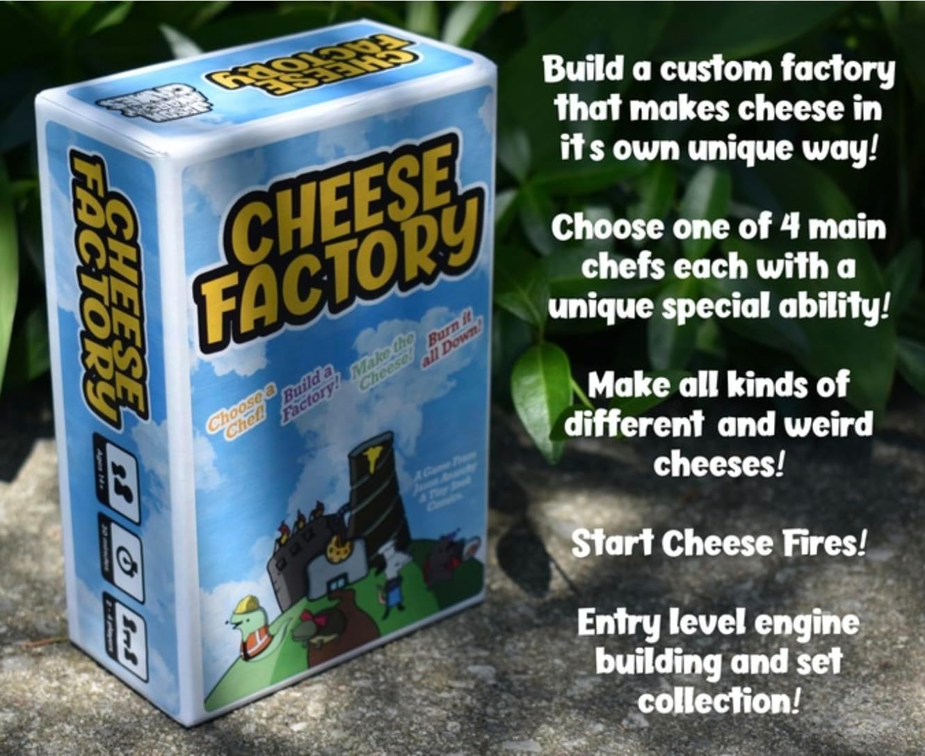 Juego de cartas Cheese Factory