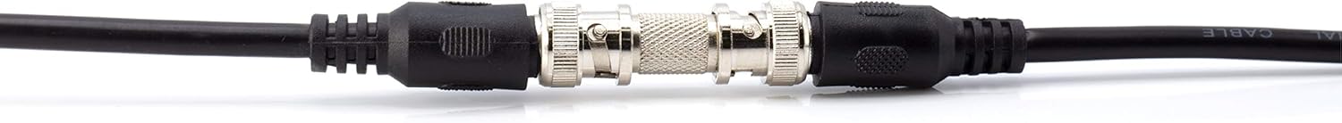 THE CIMPLE CO Conectores BNC, acoplador hembra a hembra, paquete de 25, adaptador (conector de barril) para cámara de seguridad CCTV, SDI, HD-SDI