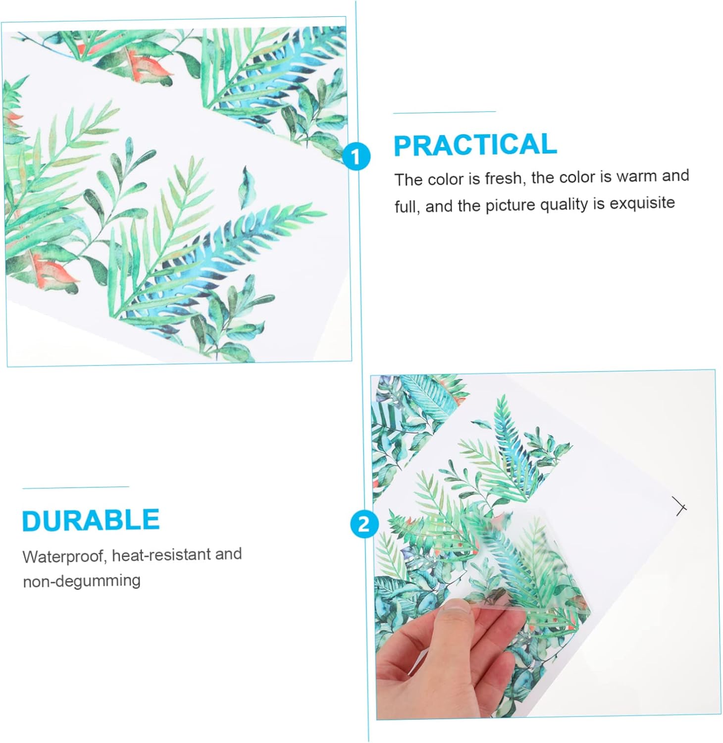 Uonlytech 15 hojas de línea de zócalo de plantas Better Than Paper Classroom Themes Peel and Stick Trim Molding ‘ Decoración de la habitación