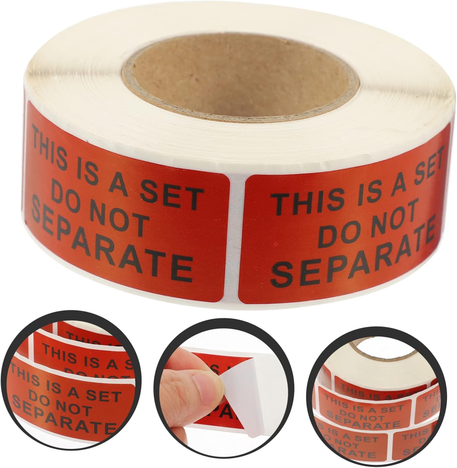 SEWACC 2 Rolls Set do not Remove Label do not Bend Stickers do not Separate Stickers Shipping Warning Sticker Warning Label Stickers Shipping