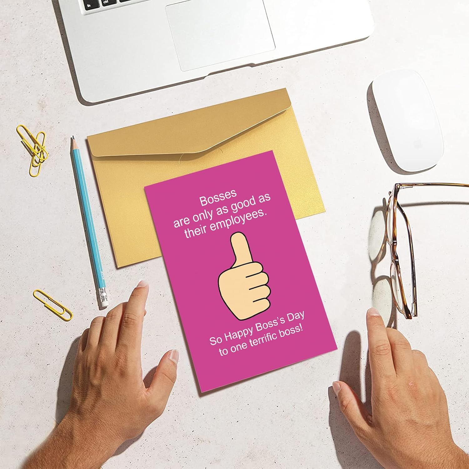 Divertida tarjeta de jefe para el día de agradecimiento al jefe, regalo de agradecimiento al jefe, tarjeta de jefe del personal, feliz día del jefe