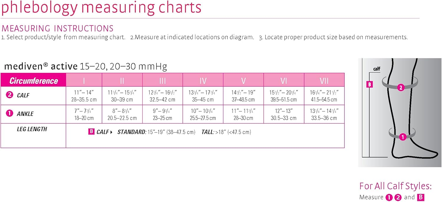 mediven Comfort for Women 20-30mmHg, medias de compresión alta para pantorrilla, puntera abierta
