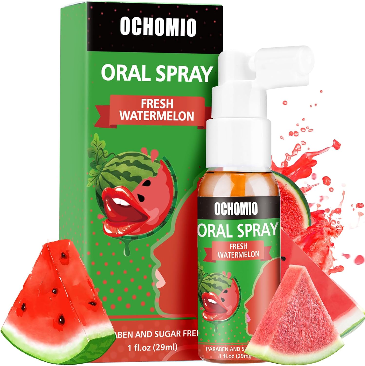 Spray de garganta profunda con sabor a sandía para garganta profunda para mujeres y hombres