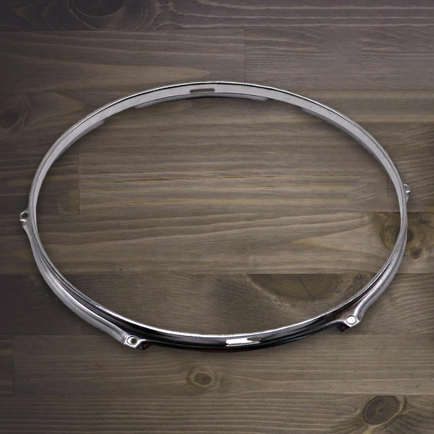 Arro de batería de 6 agujeros, accesorio musical portátil, aro de 6 agujeros para decoración del hogar, oficina, círculo superior de 12 pulgadas