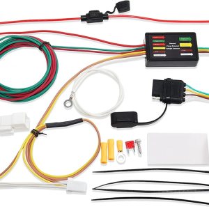 Oyviny Arnés de cableado de remolque personalizado de 4 vías 56165 para Toyota RAV4 2006-2012, cableado de remolque RAV4 Oyviny Arnés de cableado de remolque personalizado de 4 vías 56165 para Toyota RAV4 2006-2012, cableado de remolque RAV4