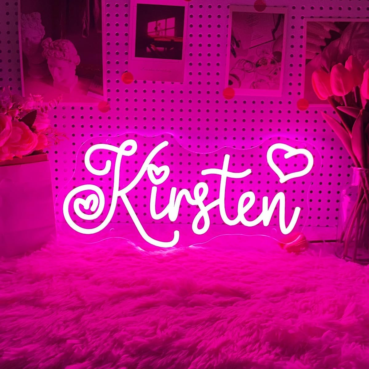 Letreros de neón personalizados para decoración de pared, letreros LED personalizados para decoración de pared, luces LED para dormitorio, letrero