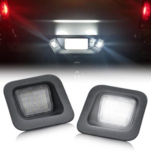 R&F Auto Luces LED de matrícula de repuesto para Ram 1500 2500 3500 (2003-2018) Ram 1500 Classic (2019-2020), lente transparente alimentada por 40 R&F Auto Luces LED de matrícula de repuesto para Ram 1500 2500 3500 (2003-2018) Ram 1500 Classic (2019-2020), lente transparente alimentada por 40