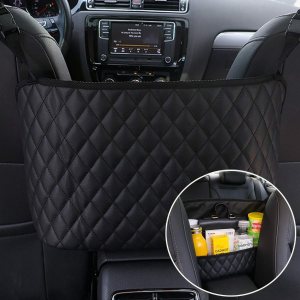 Soporte de bolso de bolsillo para automóvil, organizador de respaldo de asiento de cuero, bolsa de malla de gran capacidad, bolsa de red de Soporte de bolso de bolsillo para automóvil, organizador de respaldo de asiento de cuero, bolsa de malla de gran capacidad, bolsa de red de